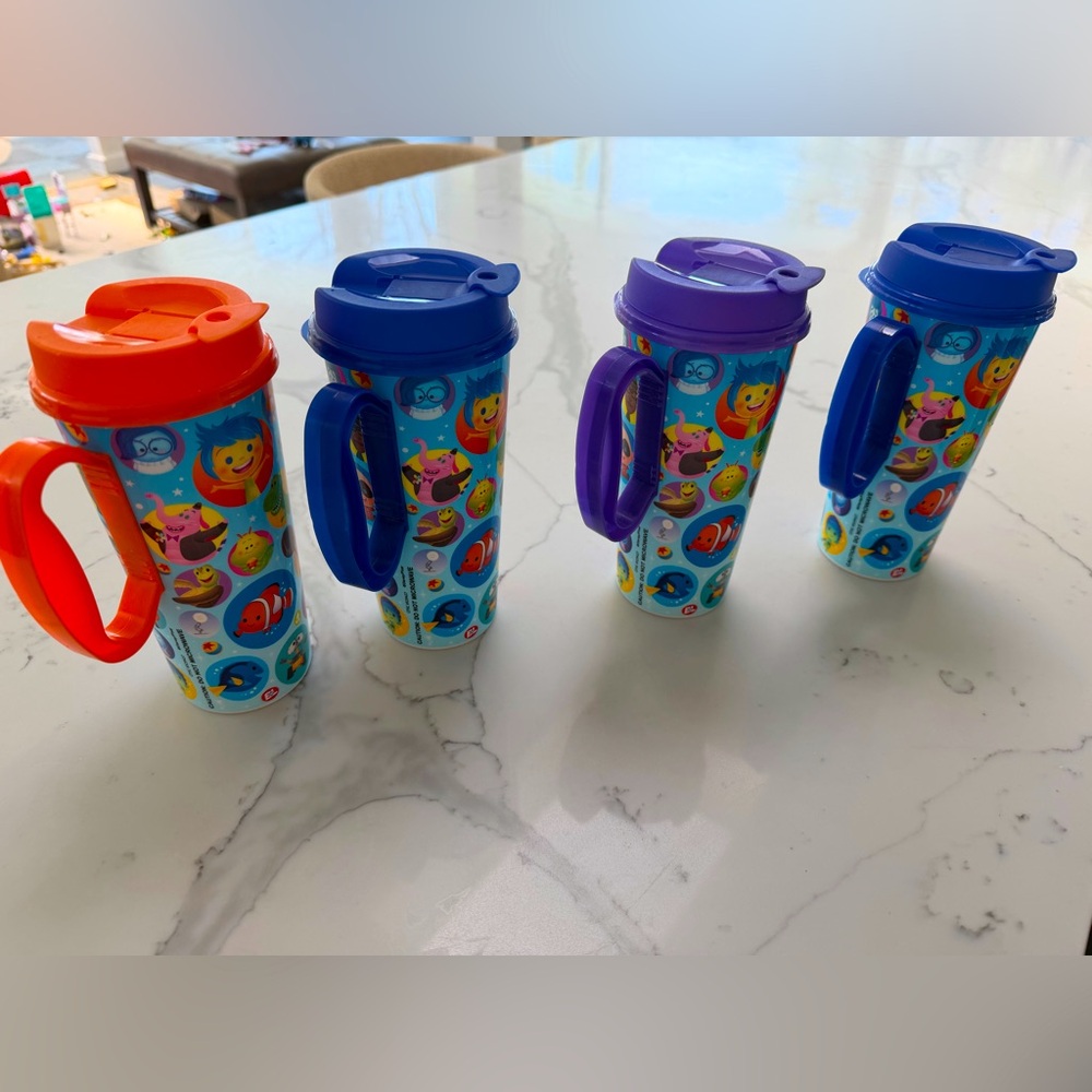 4 new Disney refillable 2026 collectible mugs cute character cups